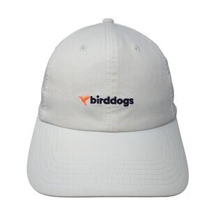 Birddogs Slideback Baseball Cap White One Size Adjustable Embroidered 6 Panel